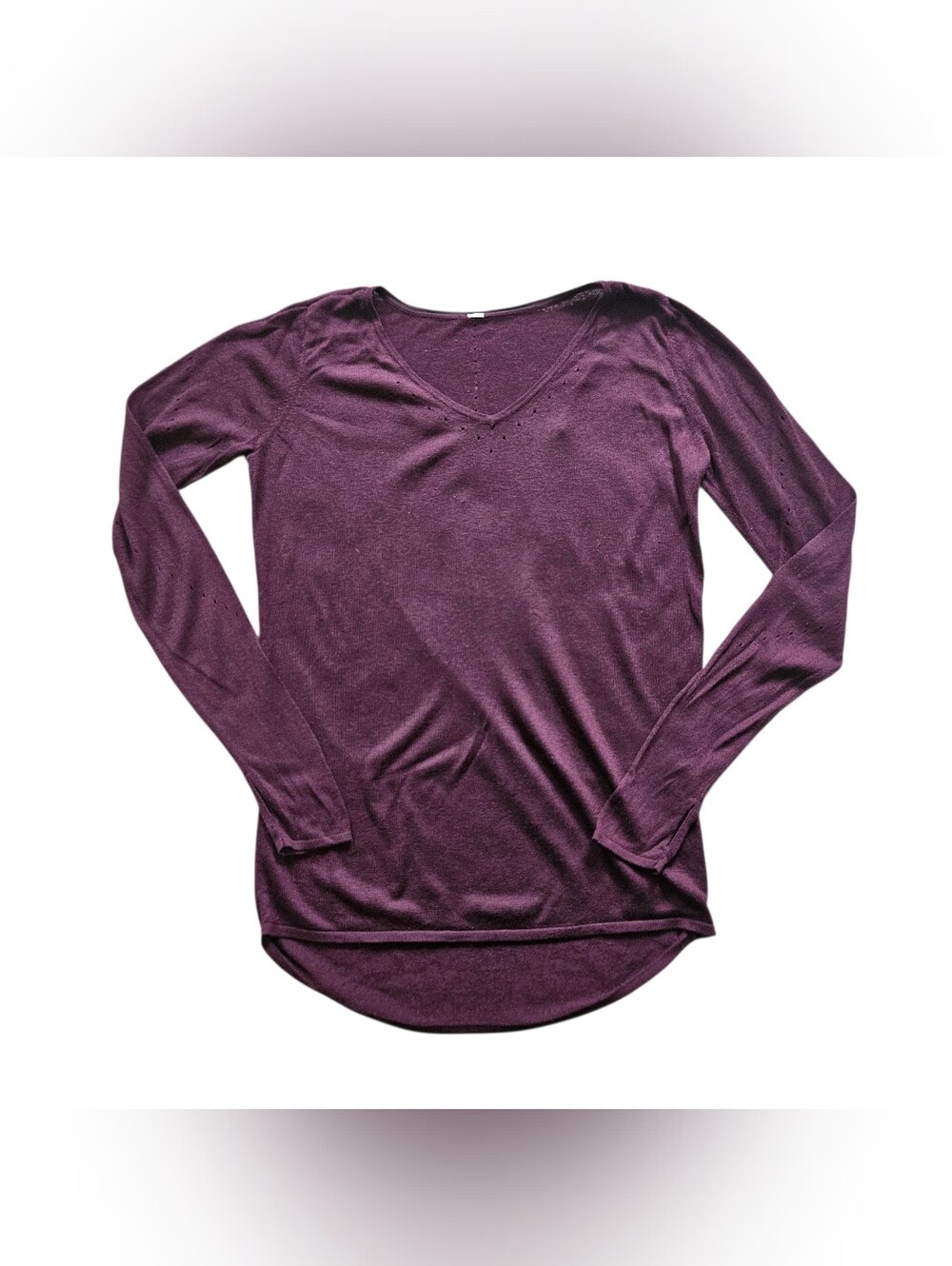 Lululemon Deep Plum Purple Lightweight Top